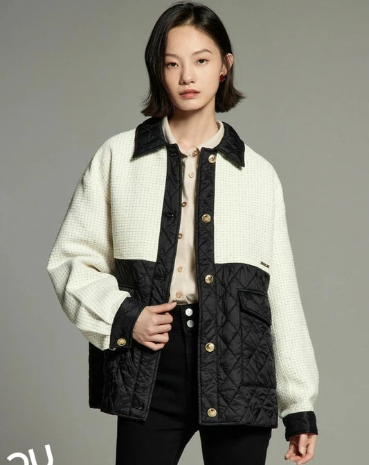 Polo Collar Loose Elegant Jacket