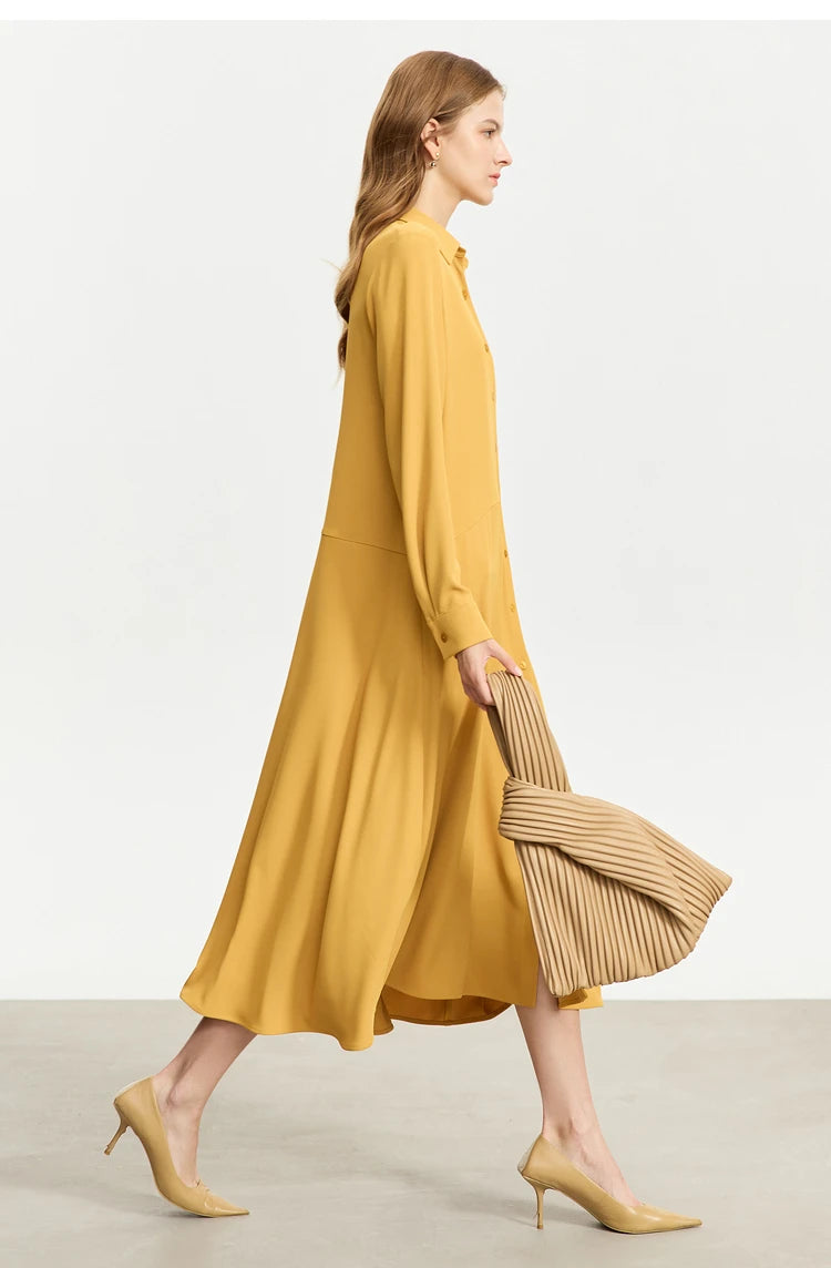 Minimalist Midi Shirt Dresses