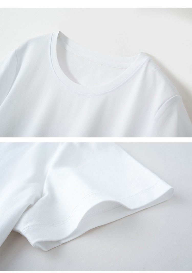 Round Neck Cotton T-shirt