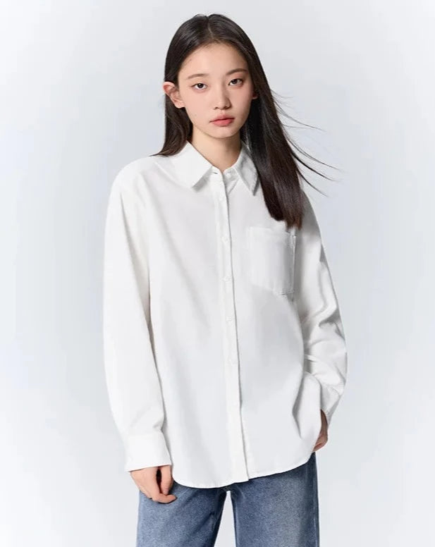 Corduroy Loose Shirt - BEYOND FASHION