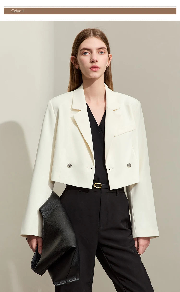 Minimalism Loose V-Neck Blazer