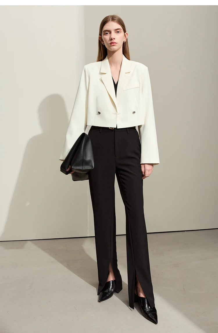 Minimalism Loose V-Neck Blazer