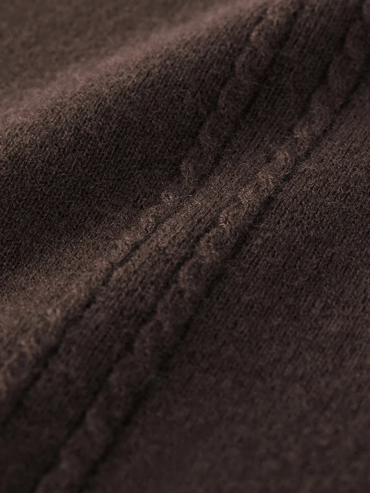 Half Turtleneck Wool Sweater