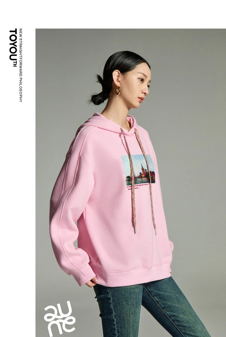 Loose Art Print Hoodie