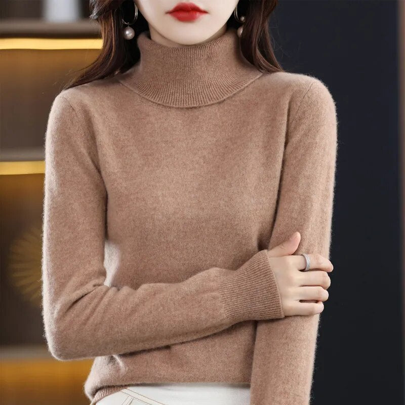 High Neck Loose Sweater