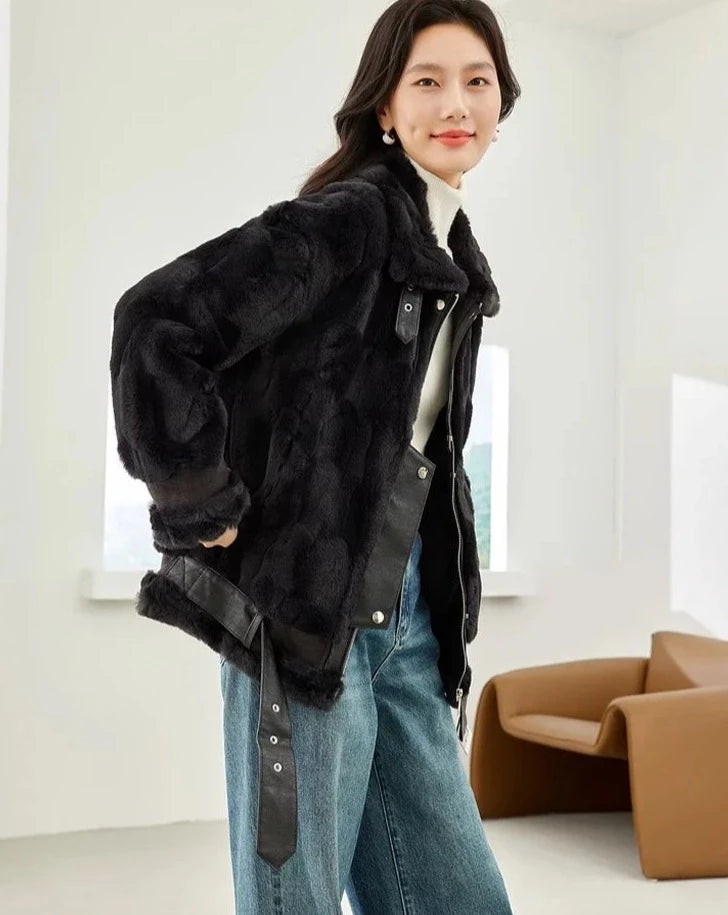 Chic Faux Fur Coat