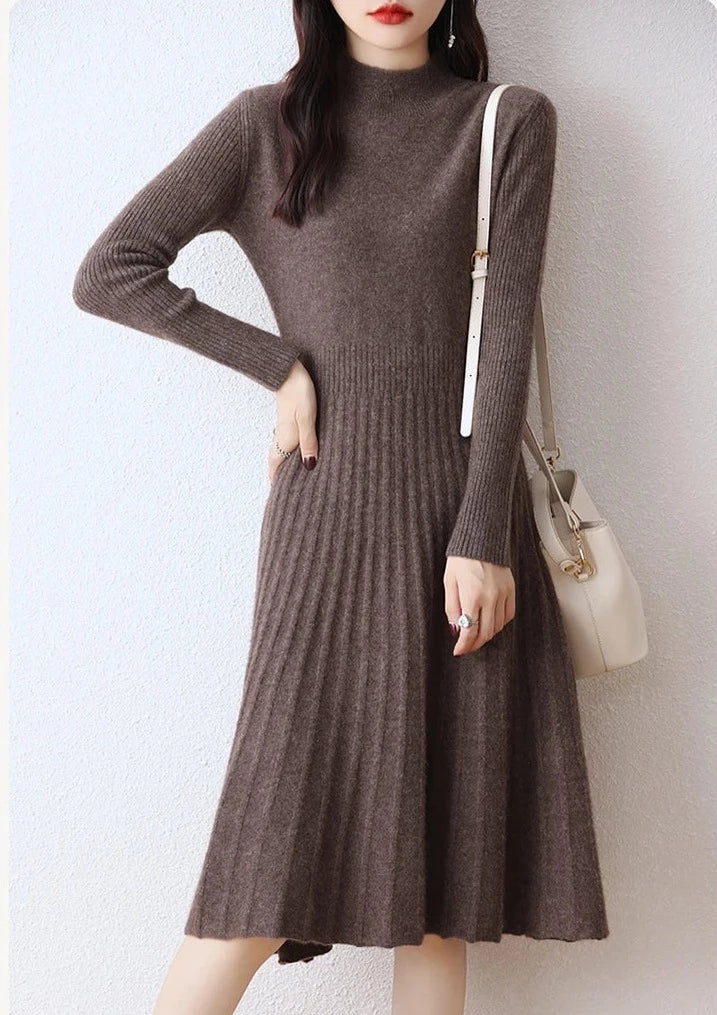 Merino Wool Long Dress