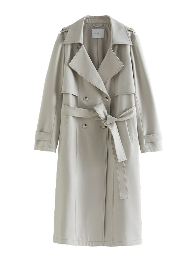 Classic Long Trench Coat