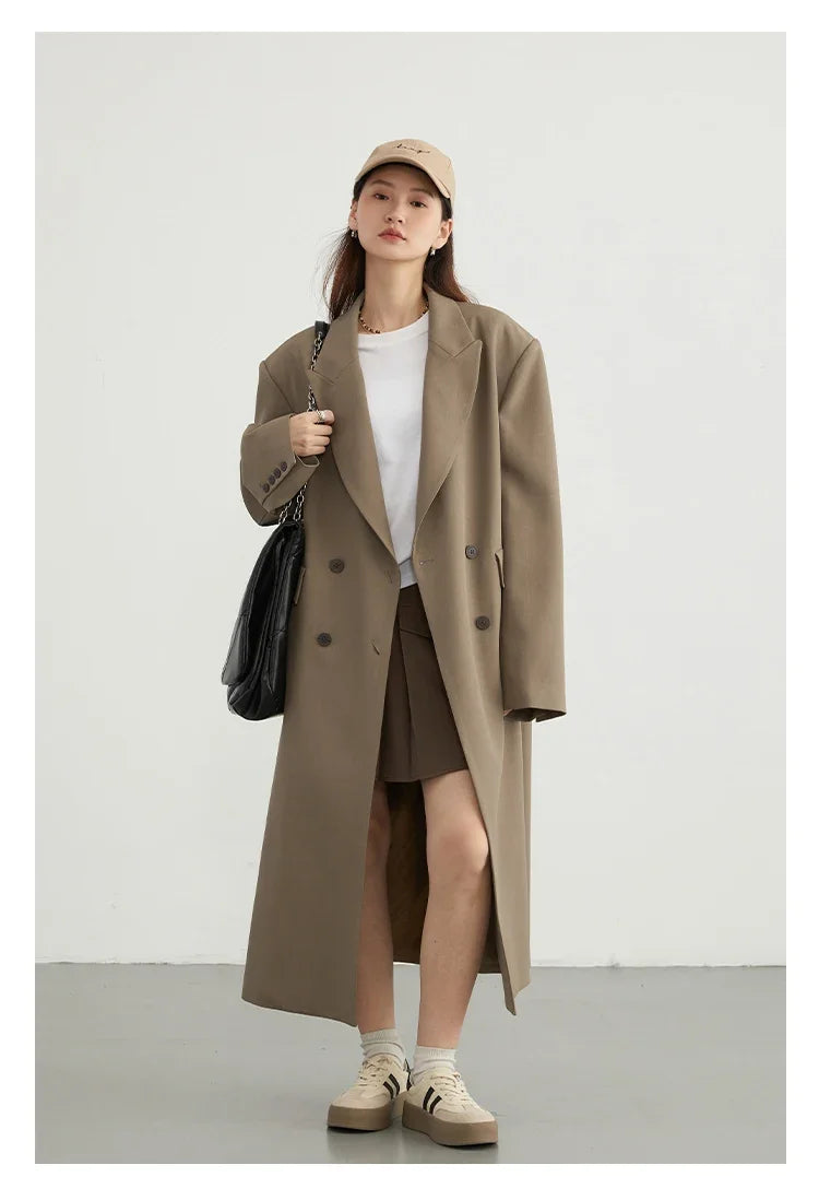 Classic Long Trench Coat