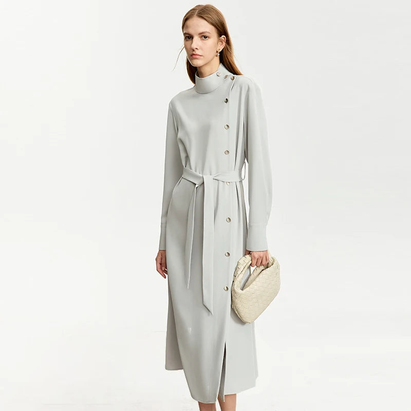 Minimalist Simple A-line Midi Dress - BEYOND FASHION