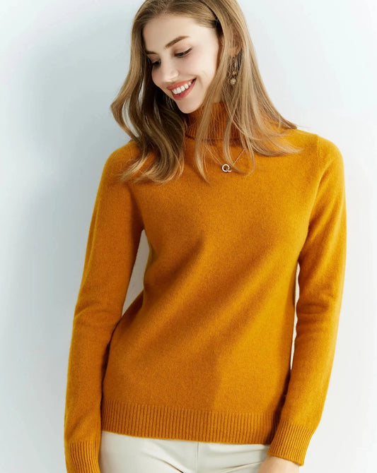 Merino Wool Turtleneck Sweaters