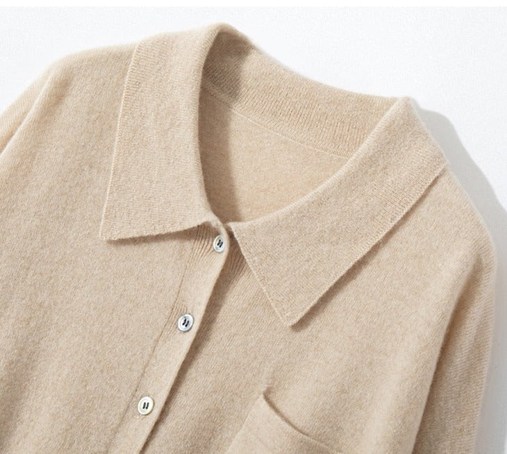 Button Up Cashmere Cardigan - BEYOND