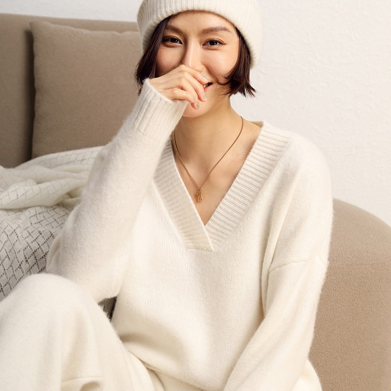 V-Neck Cashmere Sweater