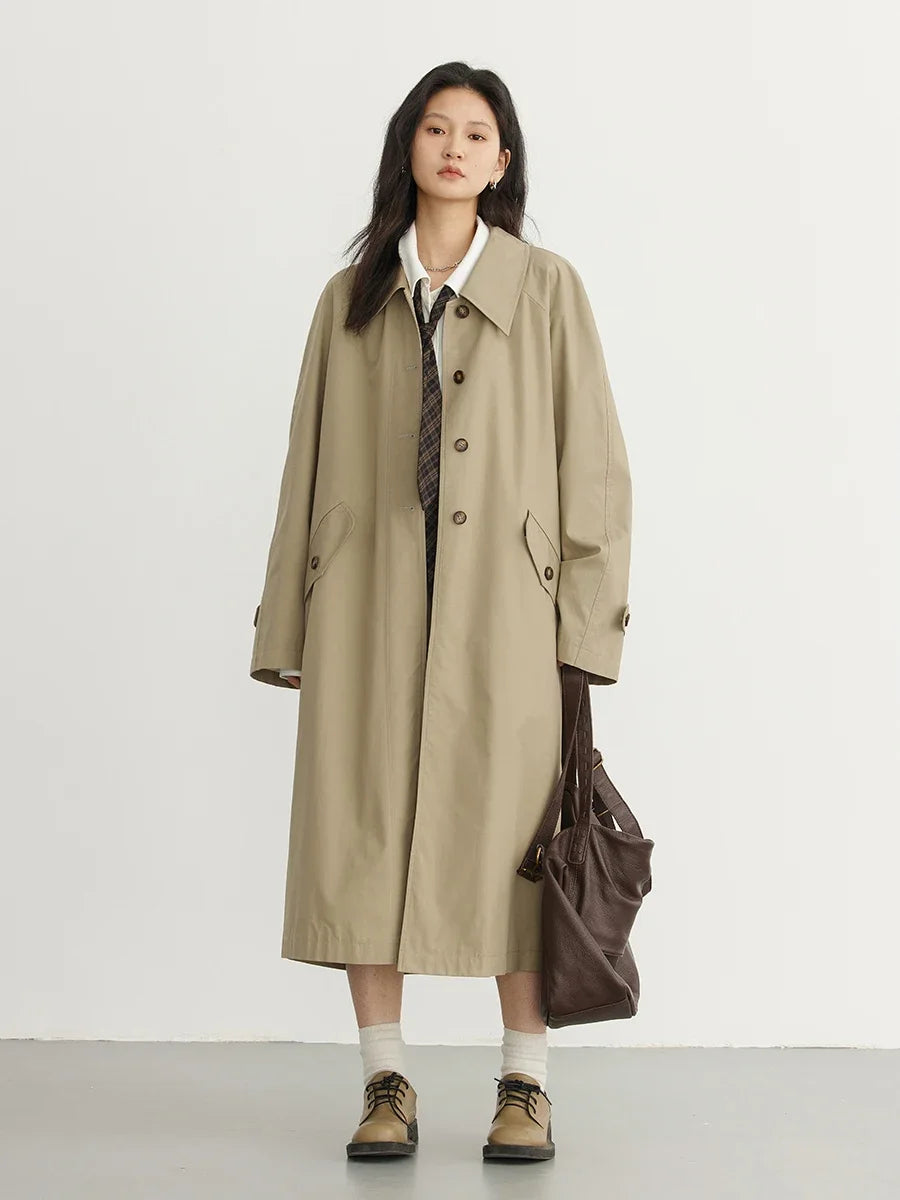 Casual Loose Long Trench Coat