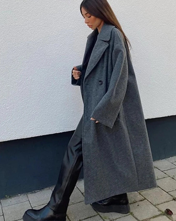 Woolen Long Coat