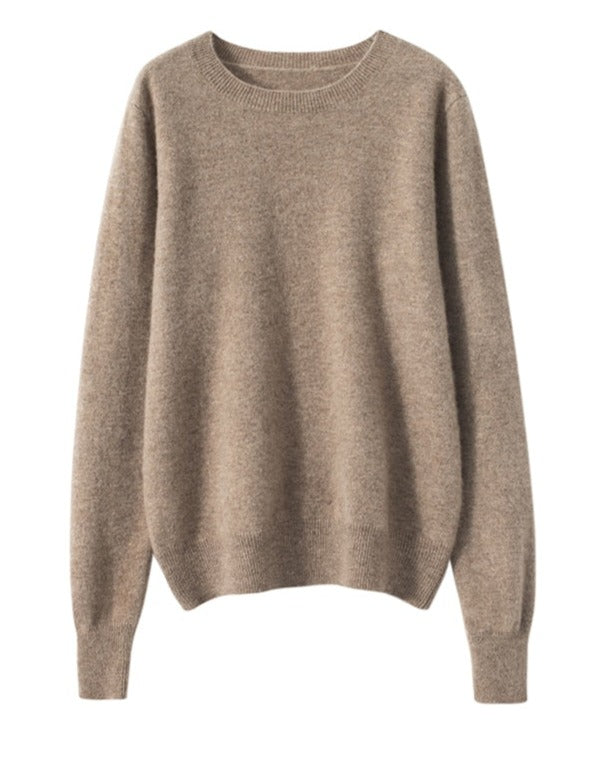 Pure Cashmere Sweater Round Neck