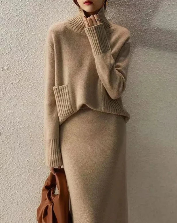 Knitted Sweater And Pants Set