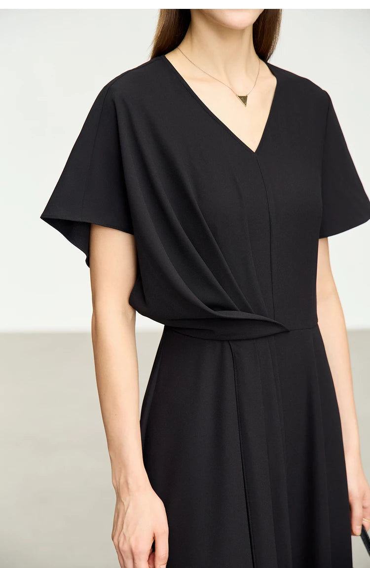 Asymmetrical Midi Dress