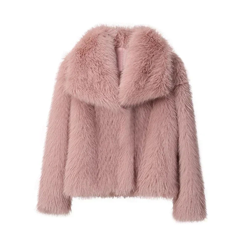 Fluffy Fur Coat - BEYOND FASHION