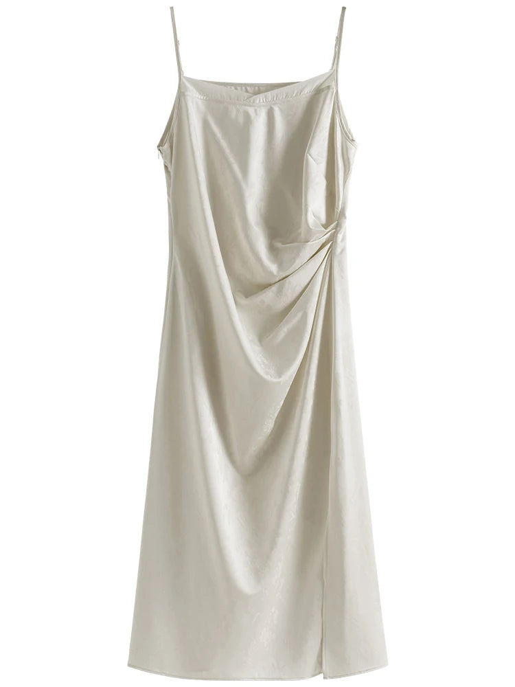 Elegant Jacquard Midi Dress