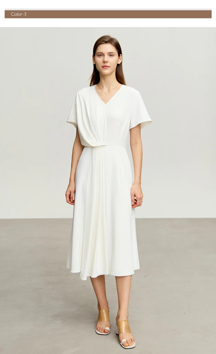 Asymmetrical Midi Dress