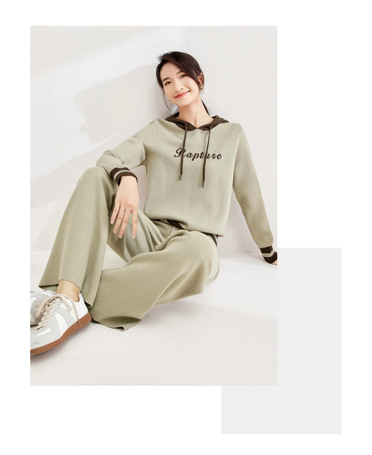 Hoodie And Sweatpants Casual Set