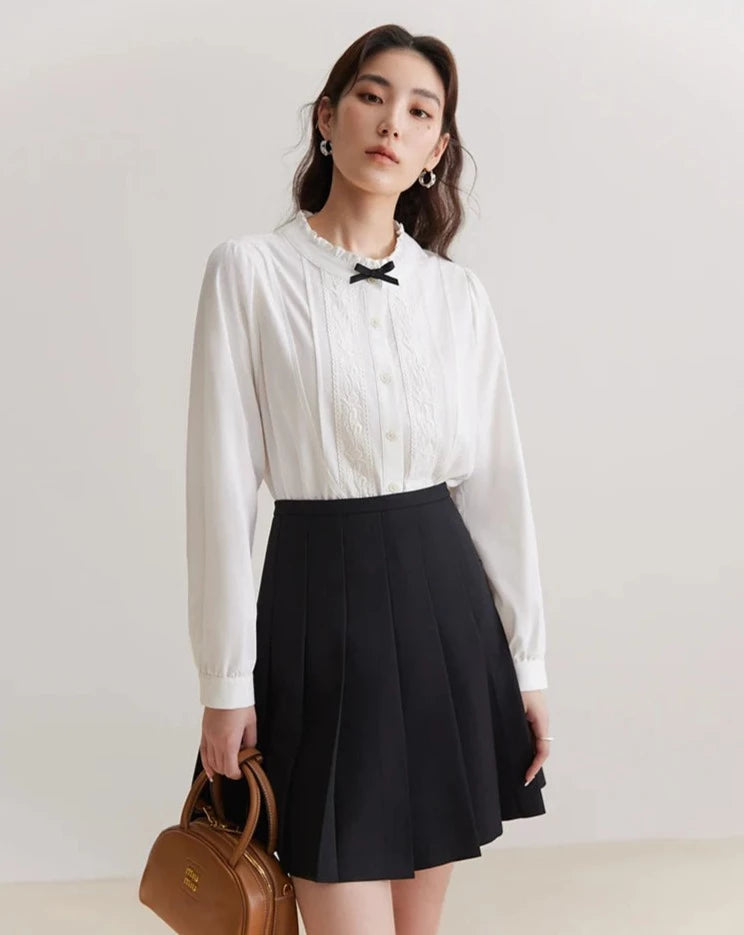 Classical Chic Jacquard Shirt