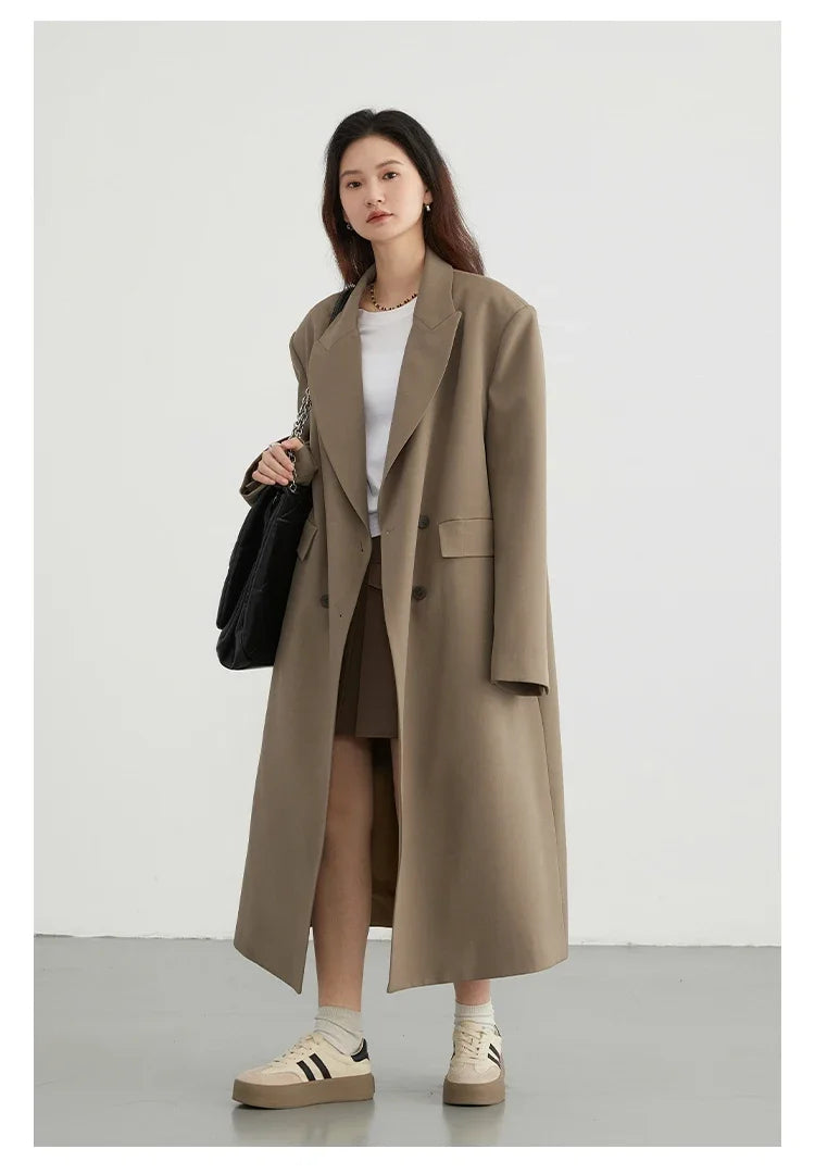 Classic Long Trench Coat