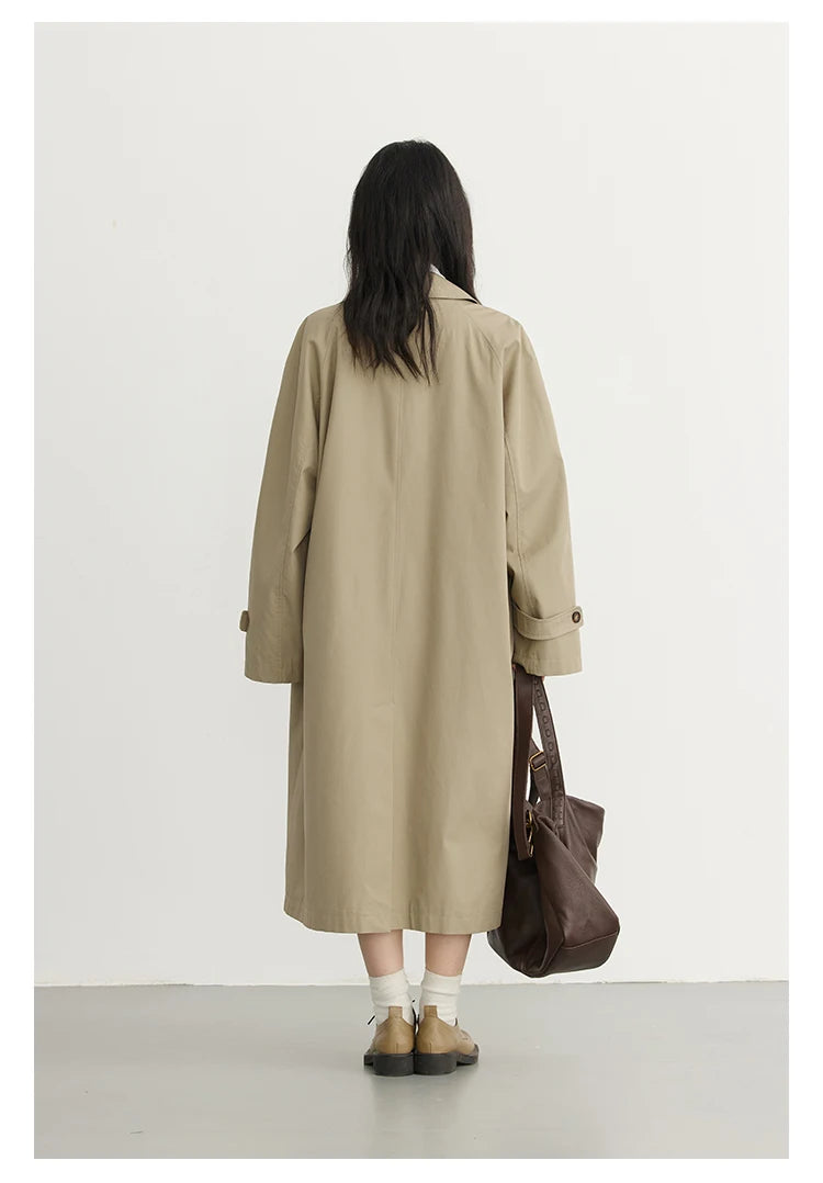 Casual Loose Long Trench Coat