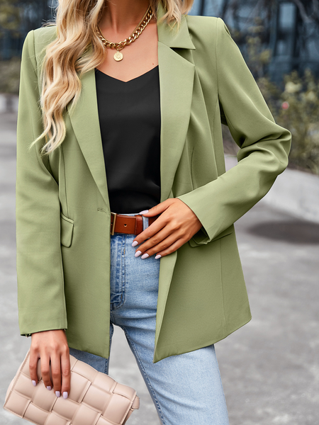 Lapel Collar Blazer Jacket