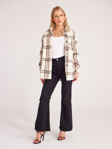 Classic Plaid Shirt Jacket