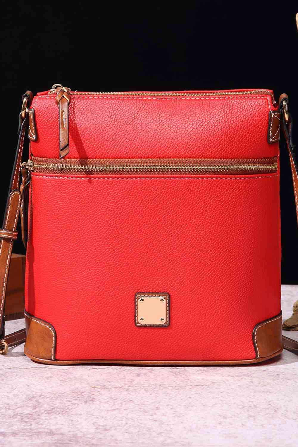 PU Leather Crossbody Bag - BEYOND FASHION