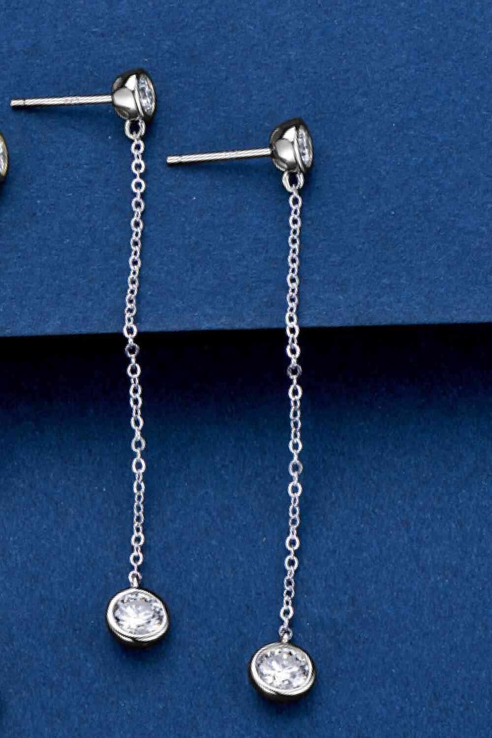 Adored Moissanite Chain Earrings - BEYOND