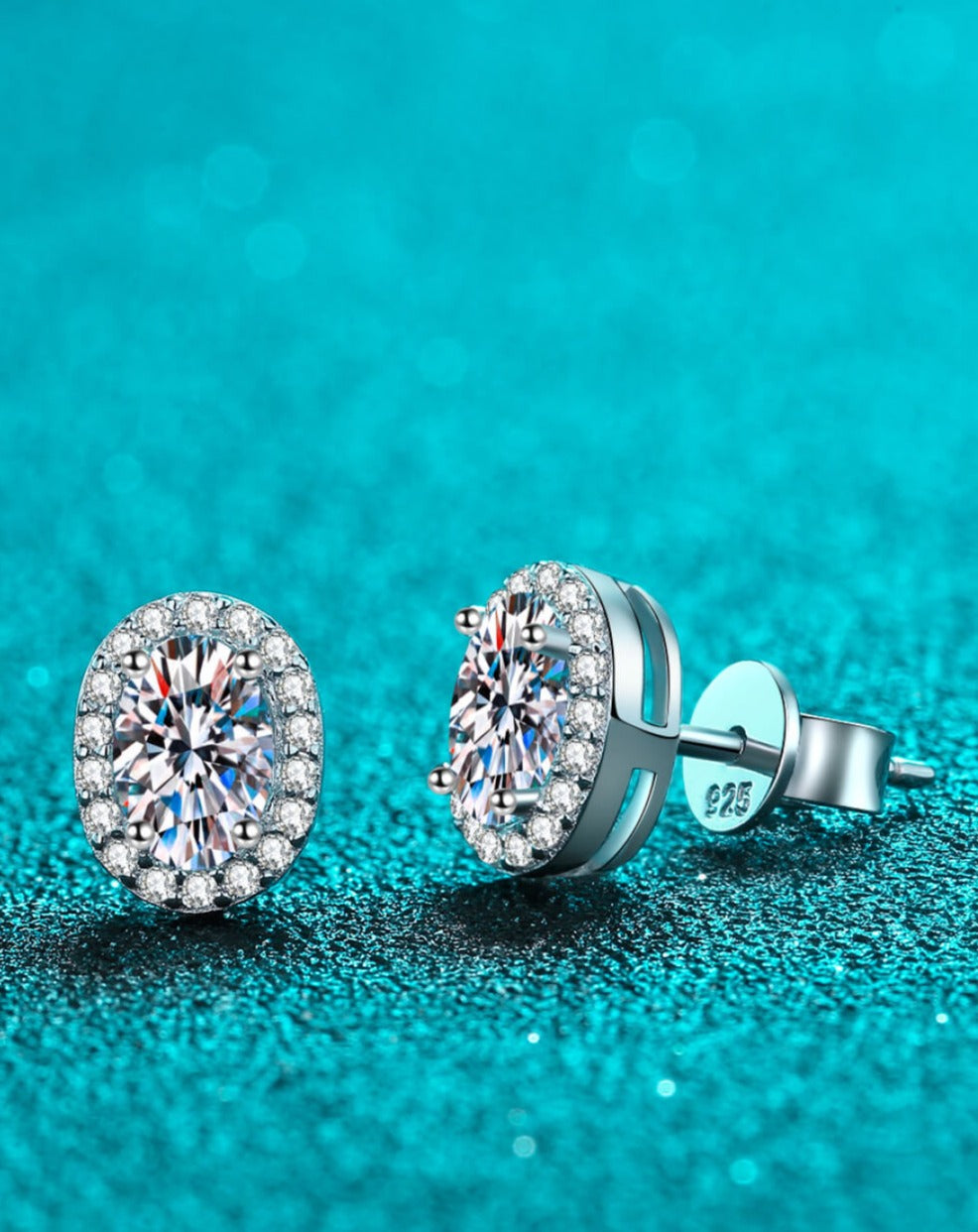 Moissanite Stud Earrings