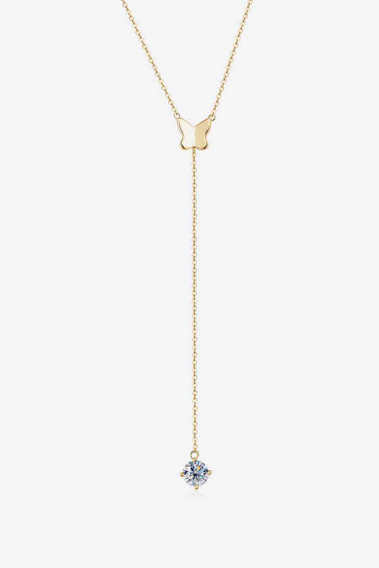1 Carat Moissanite 925 Sterling Silver Necklace - BEYOND