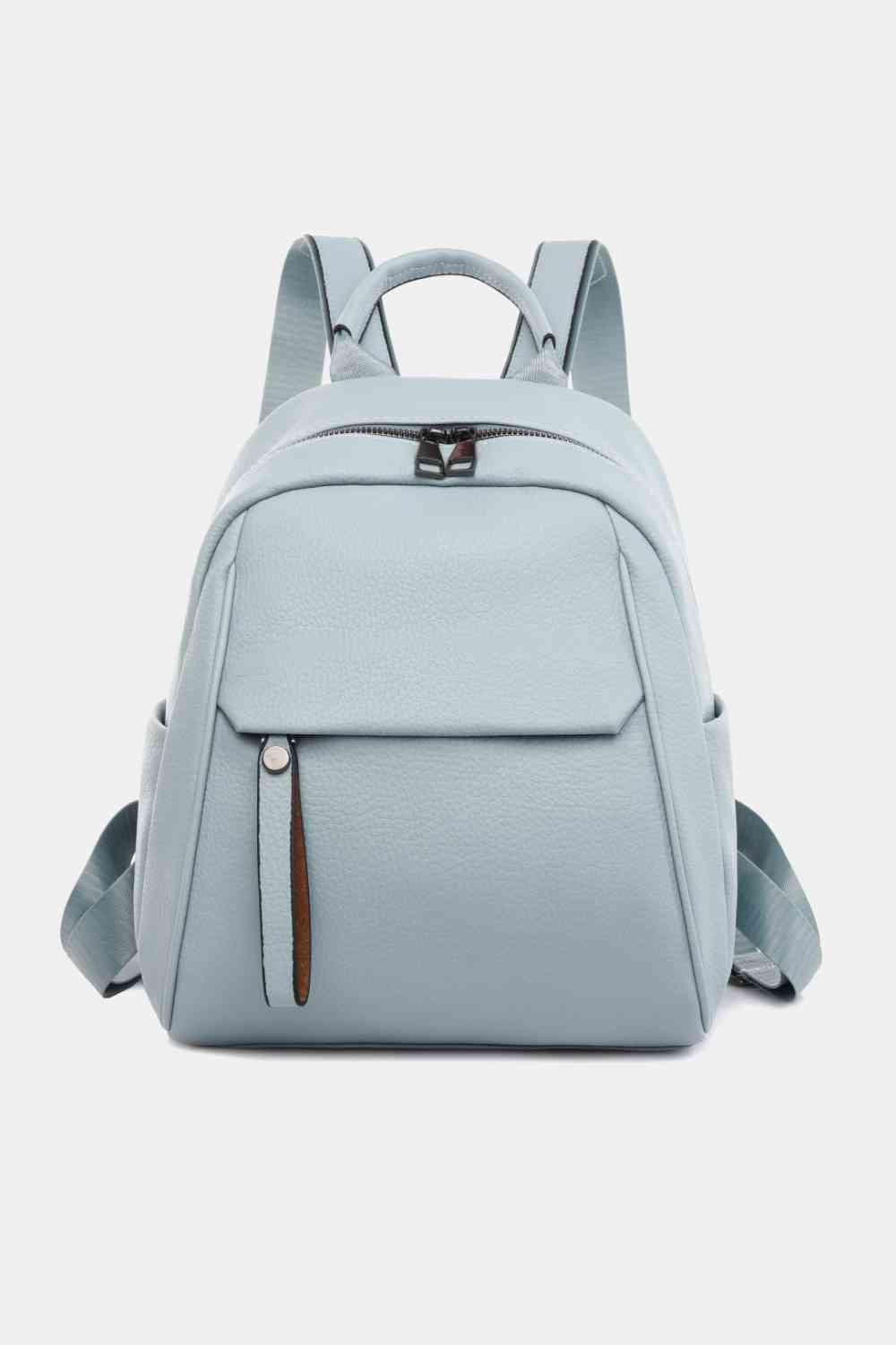 Medium PU Leather Backpack - BEYOND FASHION