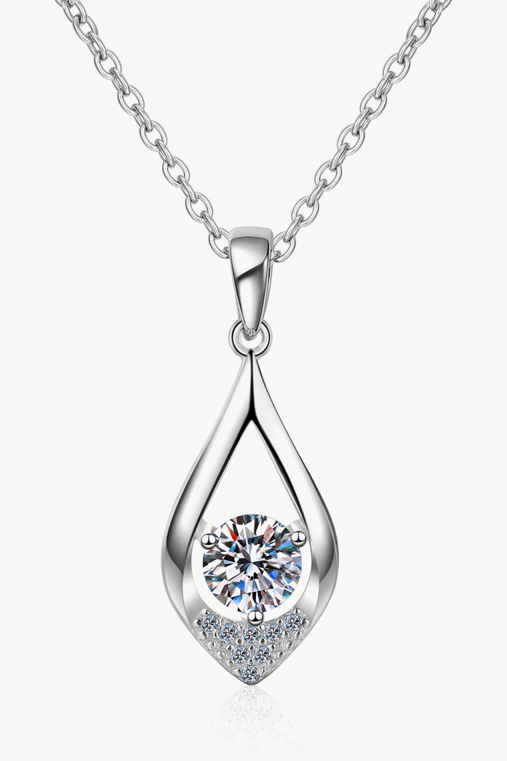 Moissanite Pendant Necklace