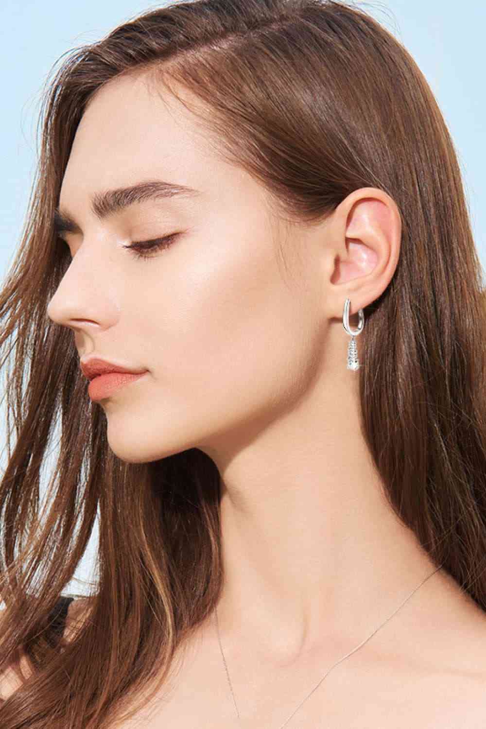 1.8 Carat Moissanite 925 Sterling Silver Drop Earrings - BEYOND