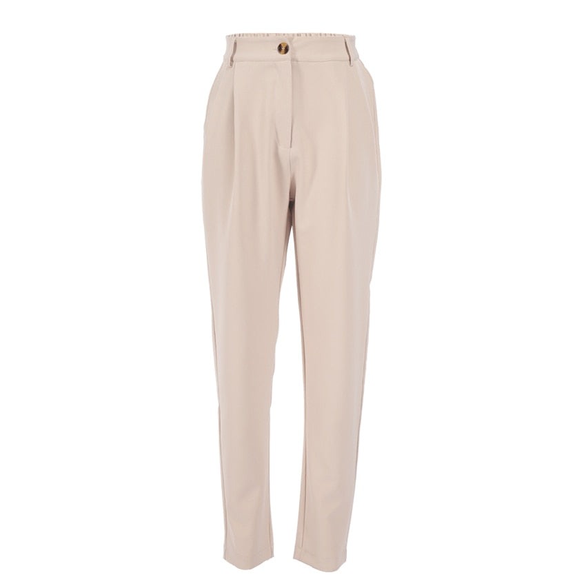 Wide Top And High Waist Pants Suit