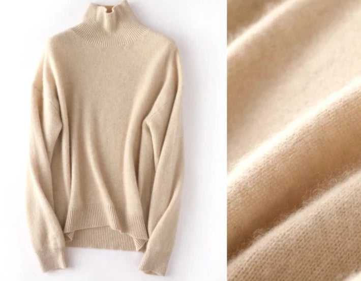 Cashmere Turtleneck Sweater - BEYOND