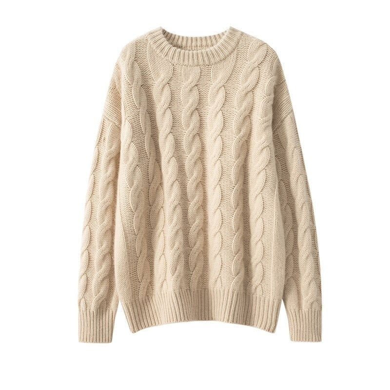 Round-Neck Cashmere Sweater