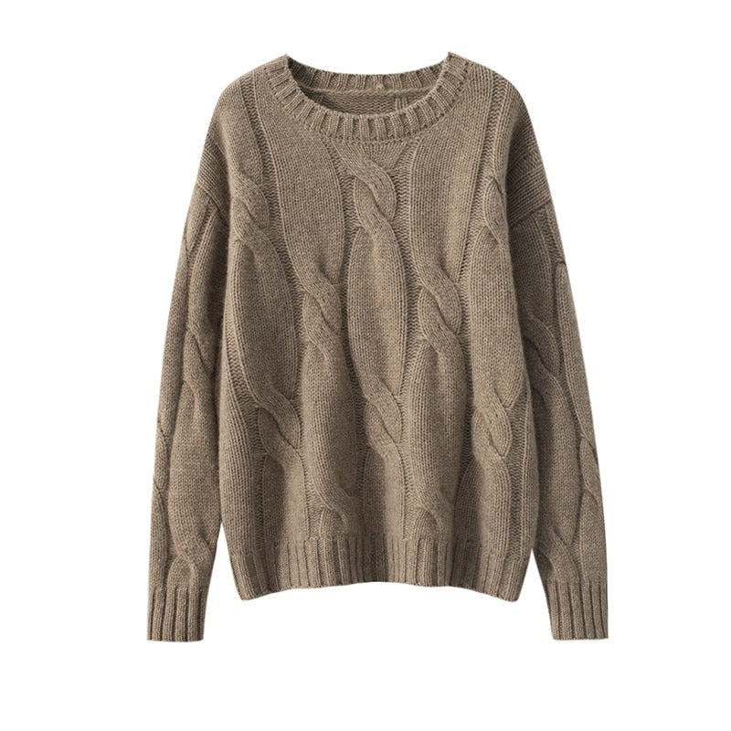 Cashmere Round-Neck Sweater - BEYOND