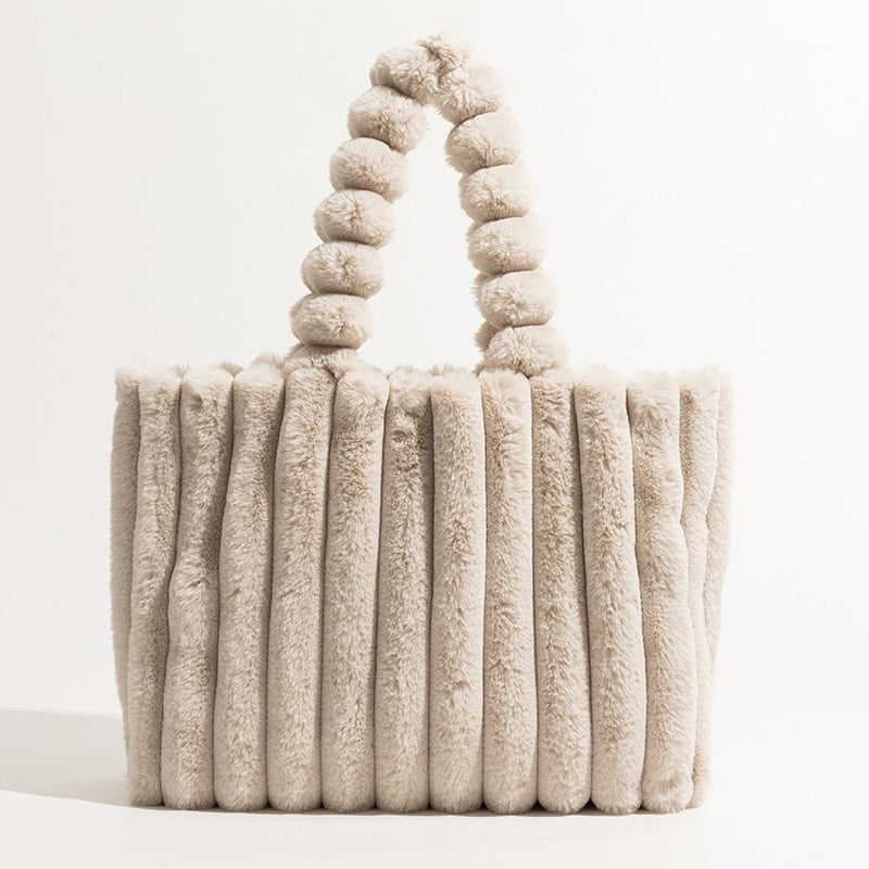 Faux Fur Handbag - BEYOND FASHION