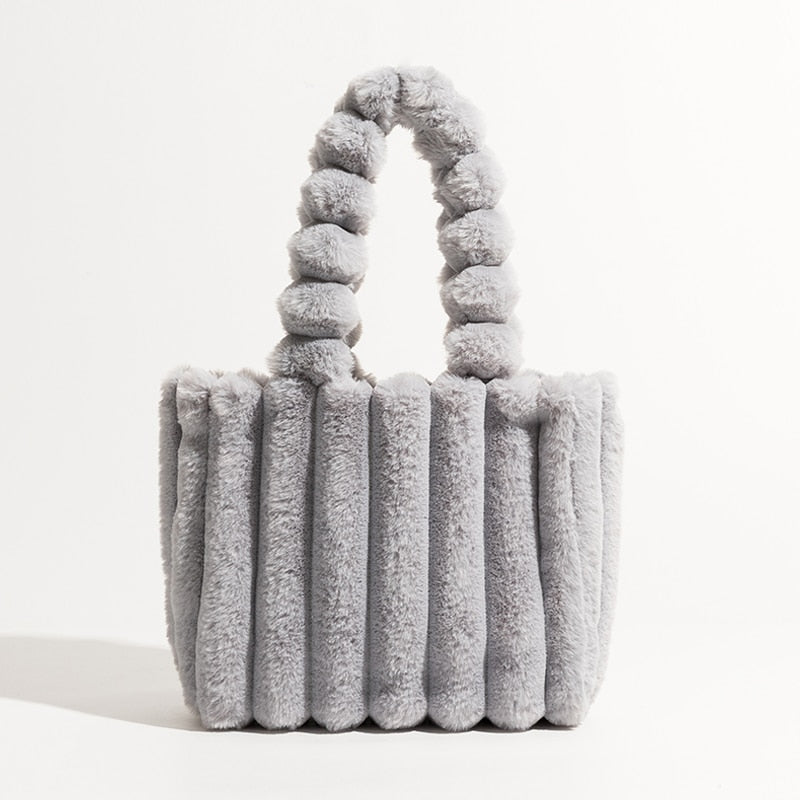 Faux Fur Handbag - BEYOND FASHION