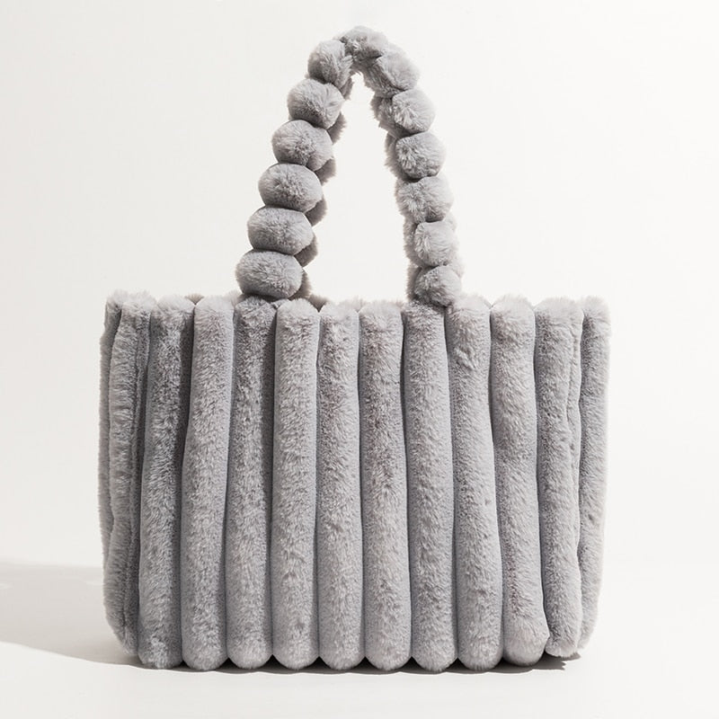 Faux Fur Handbag - BEYOND FASHION