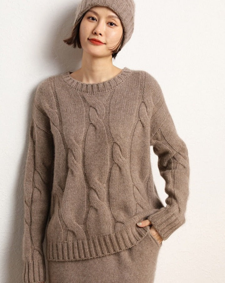 Cashmere Round-Neck Sweater - BEYOND