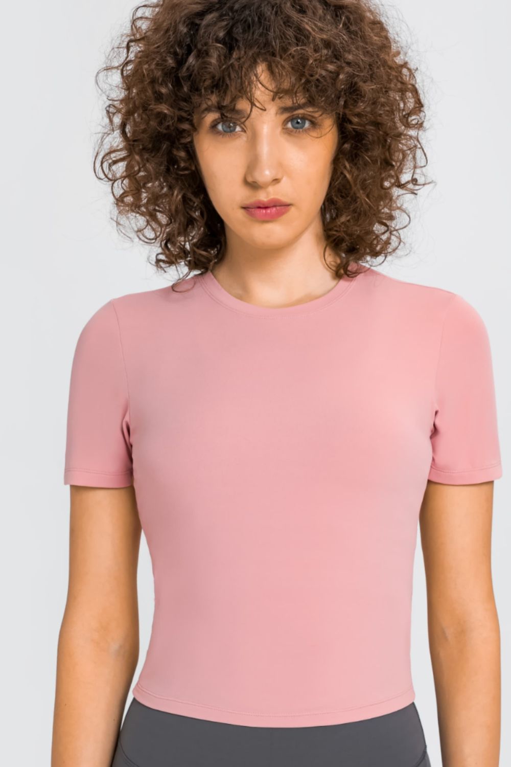 Round Neck Short Sleeve T-Shirt - BEYOND FASHION