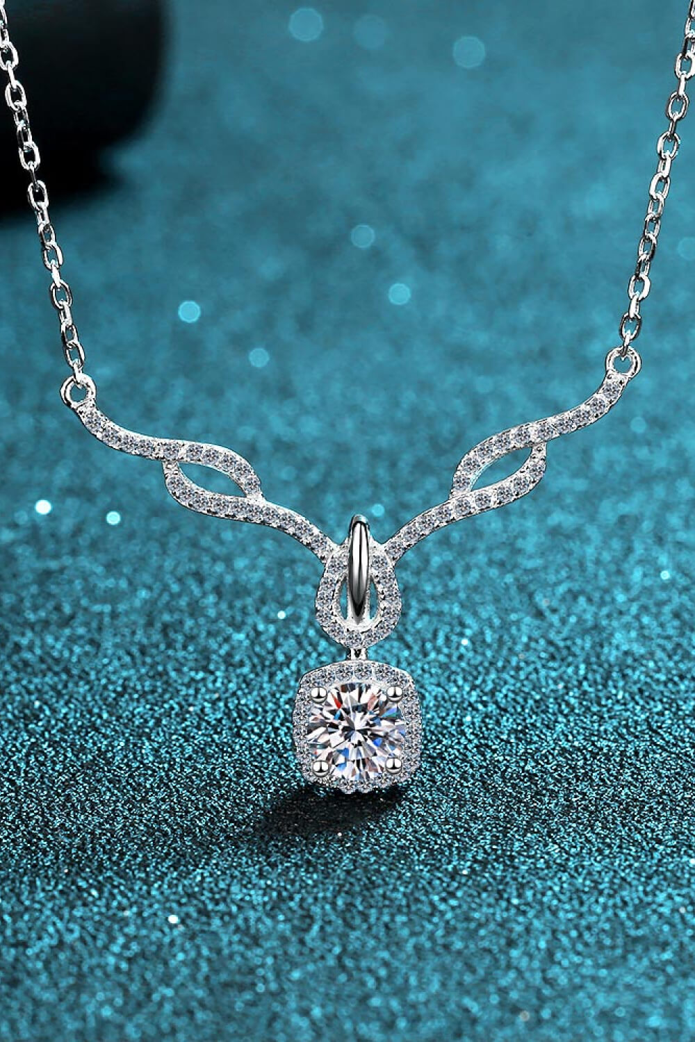 Moissanite Pendant Necklace