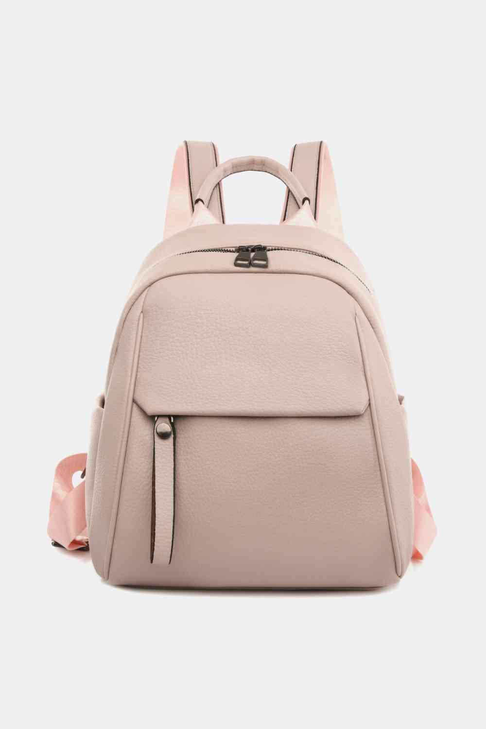 Medium PU Leather Backpack - BEYOND FASHION