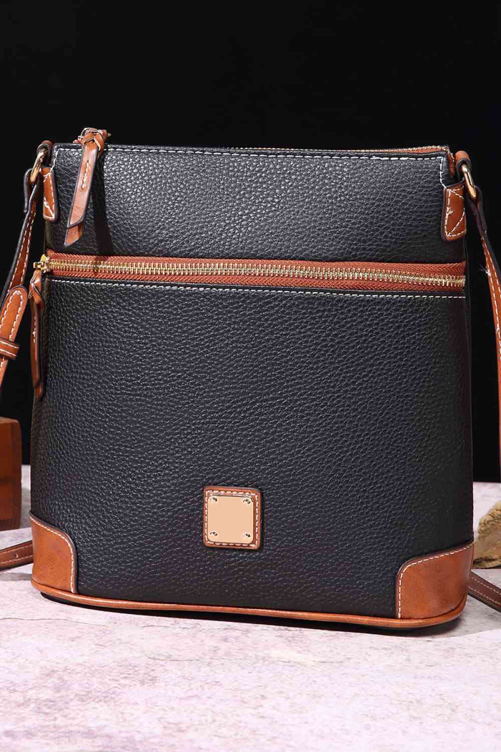 PU Leather Crossbody Bag - BEYOND FASHION